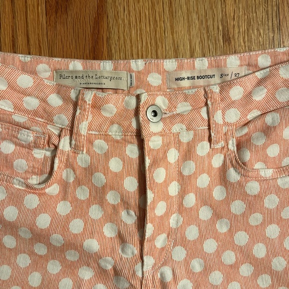 Pilcro & the Letterpress Polka Dot Jeans - Picture 2 of 6